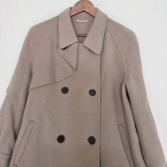 Double-Faced Wool Coat - 100% Wool - Picture 4 of 12